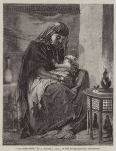 De eerstgeborene, in de internationale tentoonstelling door Frederick Goodall